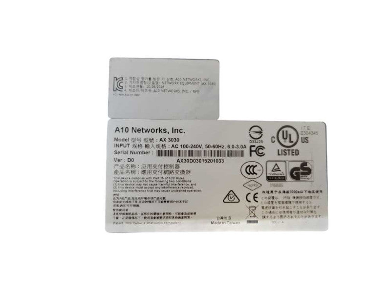 A10 AX 3030 Application Delivery Controller Q%