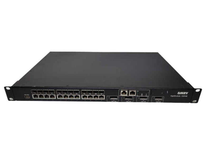 MRV OS940 - 12 GIGE TRI-MODE 100FX/1000FX SFP OR RJ45 4x10GE LAN/WAN Q%