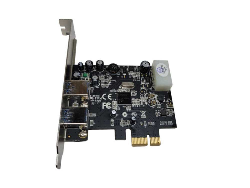 VANTEC 2-Port SuperSpeed USB 3.0 PCI-e Host Card Model UGT-PC312 Renesas/NEC  %