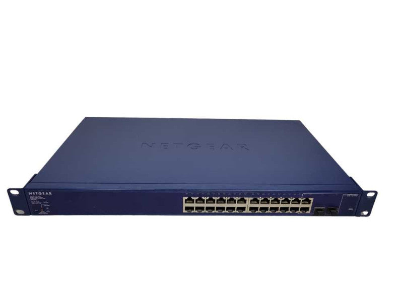 NETGEAR ProSafe 24-Port Gigabit Smart Switch with 24 PoE Ports (GS724TP) %