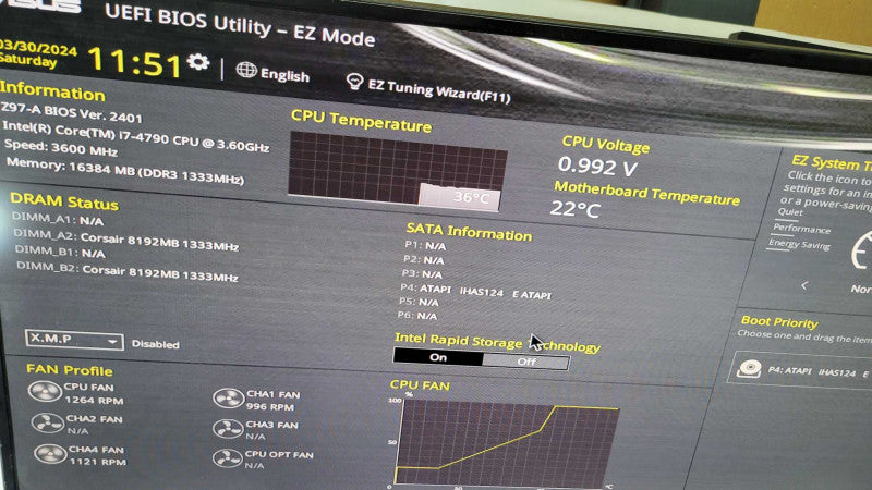 Intel Core i7-4790K | ASUS Z97-A | 16GB RAM | I/O Plate %