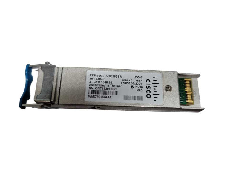 Cisco XFP-10GLR-OC192SR Transceiver Module 10-1989-02 %