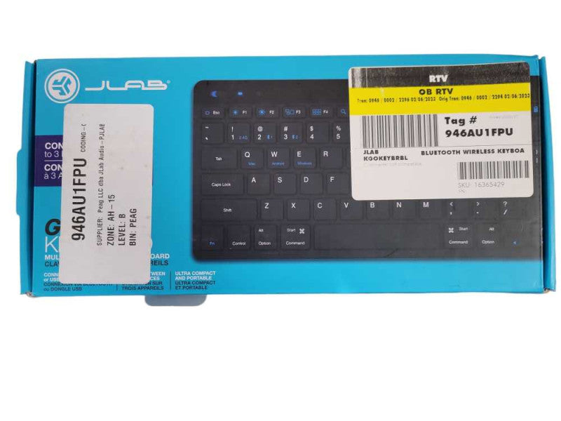 New Open Box JLab GO Wireless Keyboard Q!