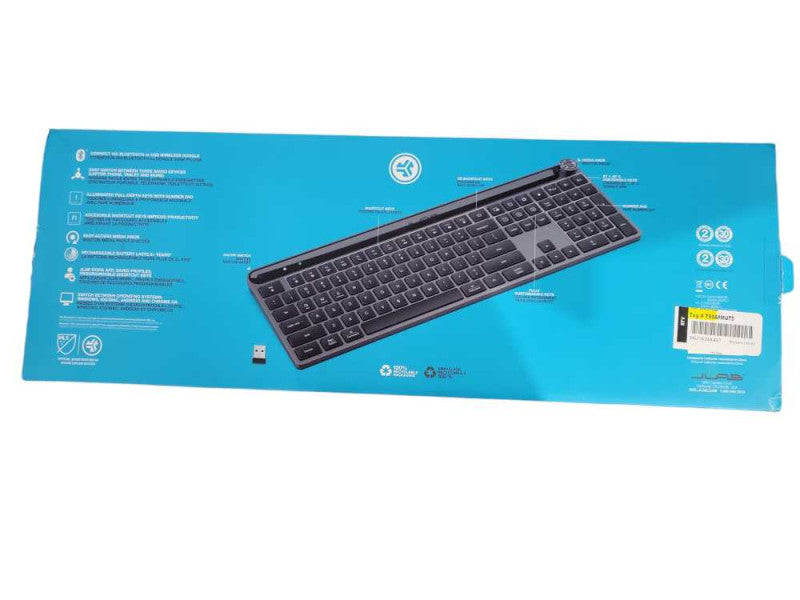 JLAB Epic Wireless Keyboard, Black NEW OPEN BOX Q!