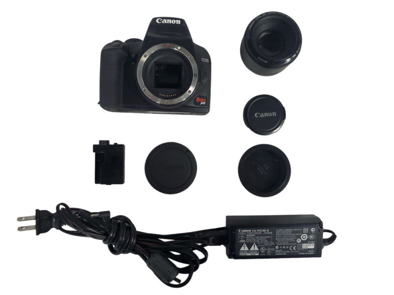 Canon Rebel XS 10.1MP Digital Camera 18-55mm Lens, Cord and Power Adapter |