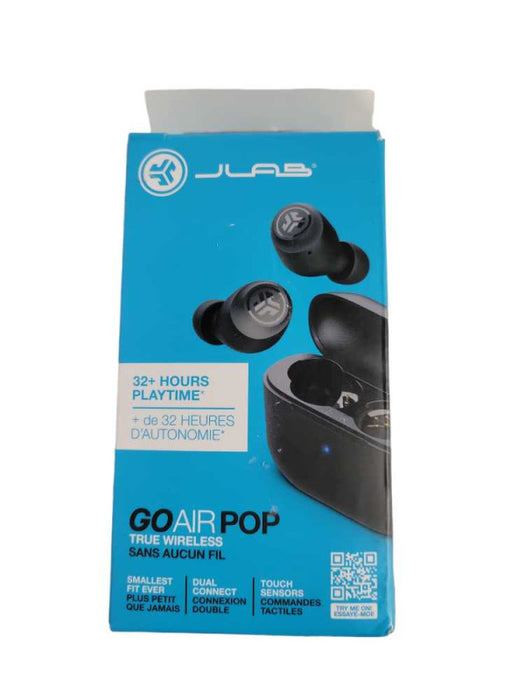 JLab - GO Air POP True Wireless In-Ear Headphones - Black Q!