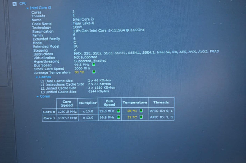 HP Laptop 15 Intel Core i3-1115G4@3GHz 16GB RAM 256GB SSD