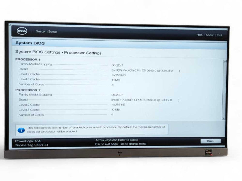 DELL PowerEdge R720 2x Intel Xeon E5-2643 0 @ 3.30Ghz 64GB RAM, H710 mini  -