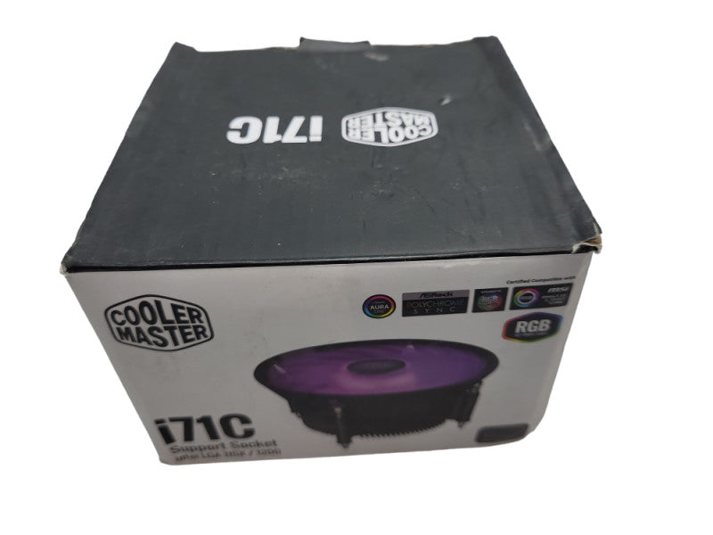 Cooler Master i71C RGB Intel CPU Air Cooler 120 mm for LGA 115x LGA1200 &