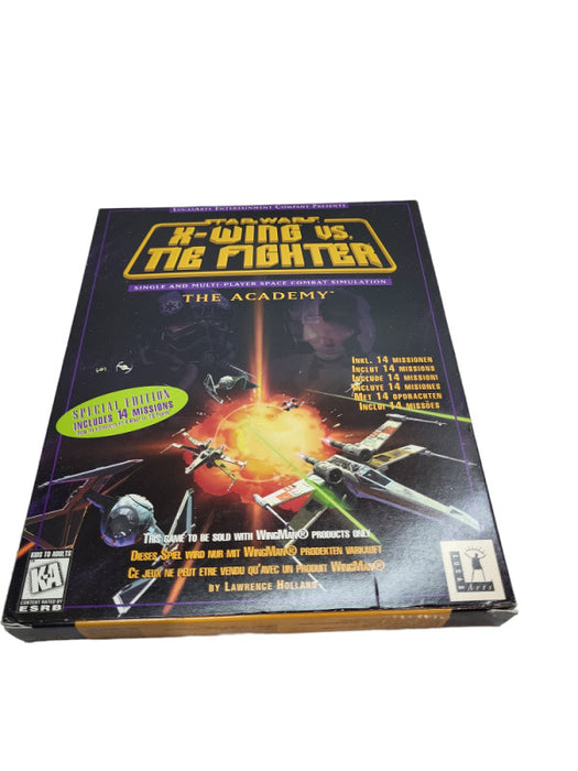 Star Wars X-Wing vs. The Fighter 2 CD Computer Game Lucas Arts &