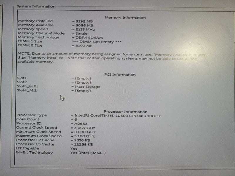 Dell OptiPlex 3080 SFF Desktop | i5-10500 @ 3.10GHz 8GB DDR4 512GB NVMe !