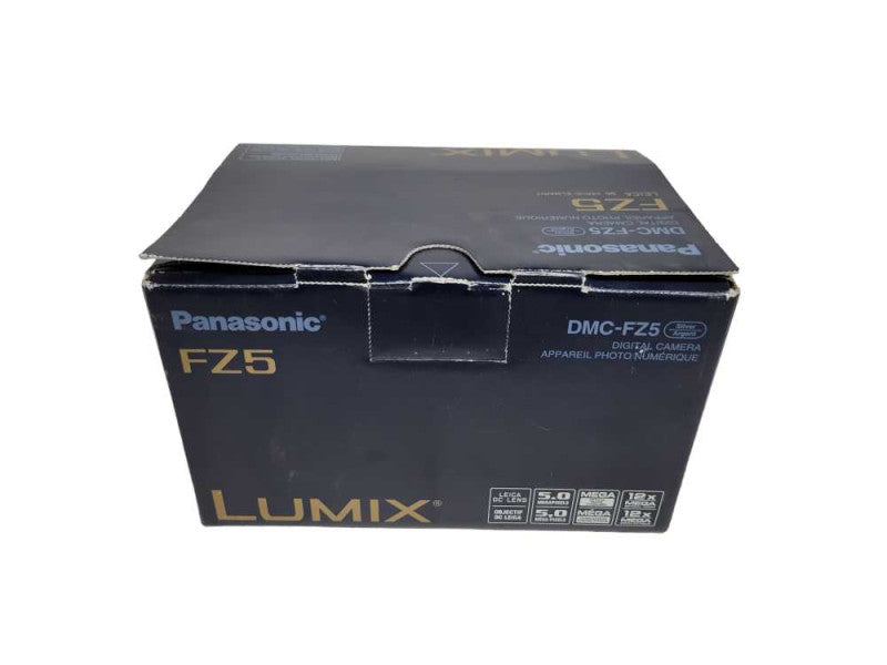 Panasonic Lumix DMC-FZ5 Compact Digital Bridge Camera 12x Leica Zoom Lens %