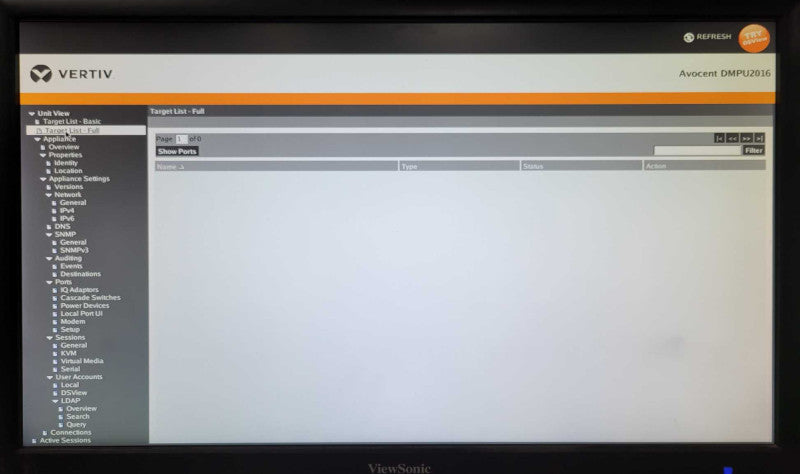 DELL Avocent MPU2016 16-Port Digital KVM Managed IP Switch 520-663-503 _