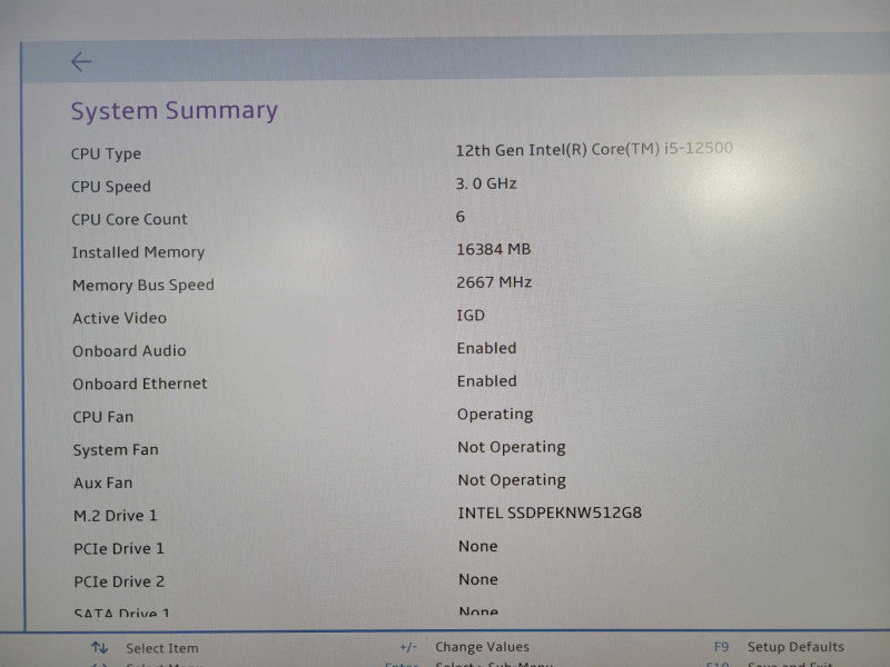 Lenovo ThinkCentre M70s Gen 3 SFF PC i5-12500 @ 3.0GHz 16GB DDR4 512GB NVMe !