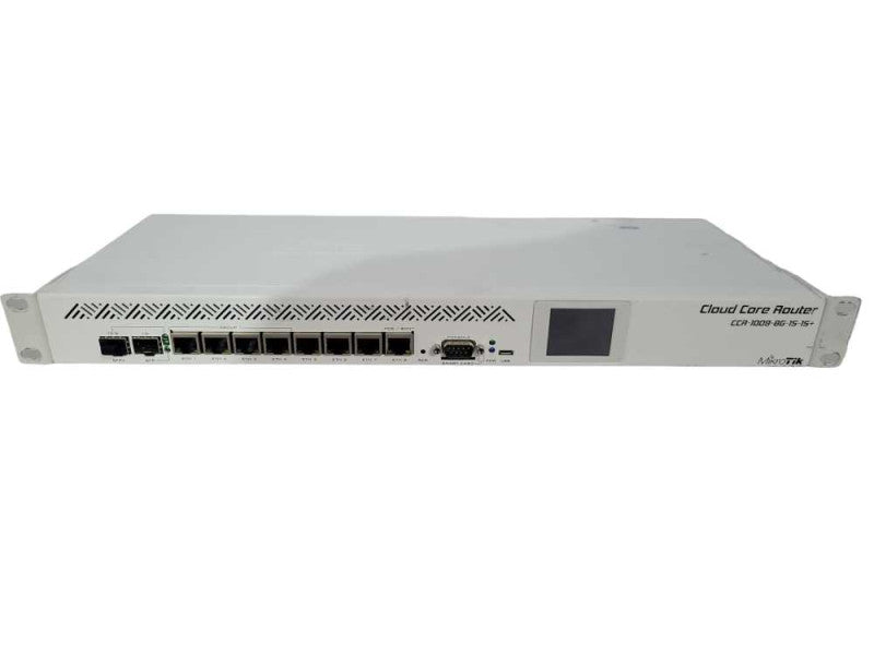 Mikrotik CCR1009-8G-1S-1S+ Cloud Core Router !