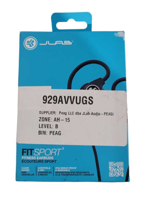 JLab Fit Sport3 Fitness Wired Earbuds Memory Wired Earhooks !