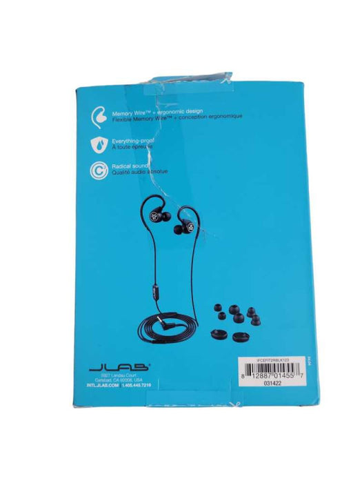 JLab Fit Sport3 Fitness Wired Earbuds Memory Wired Earhooks !