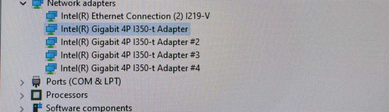 Dell 0NWK2 I350-T4 PCIe x4 Quad-Port Gigabit LAN Adapter High Profile