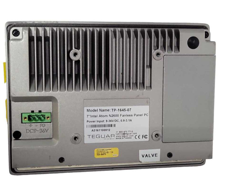 Teguar TP-1645-07 7\\" intel Atom N2600 Fanless Panel PC, READ _