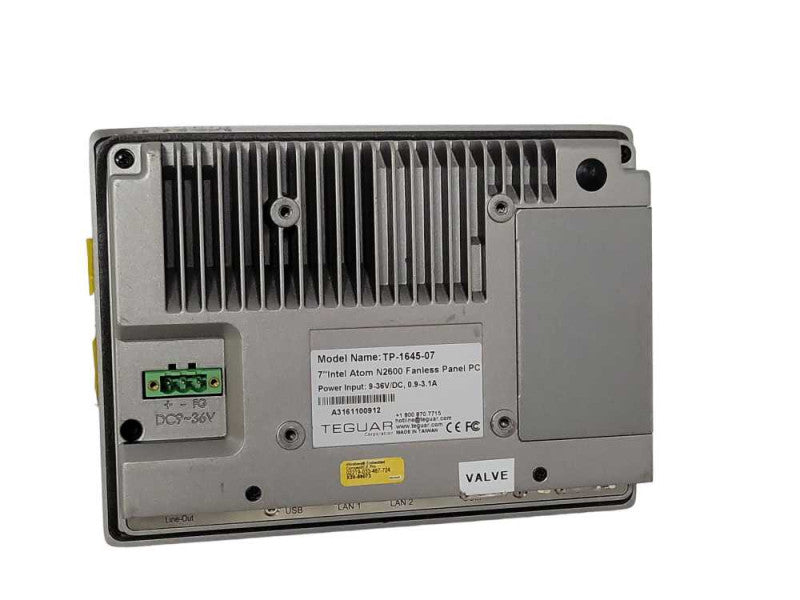 Teguar TP-1645-07 7\\" intel Atom N2600 Fanless Panel PC, READ _