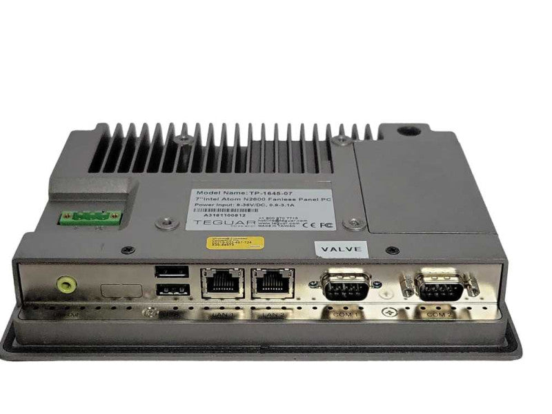 Teguar TP-1645-07 7\\" intel Atom N2600 Fanless Panel PC, READ _