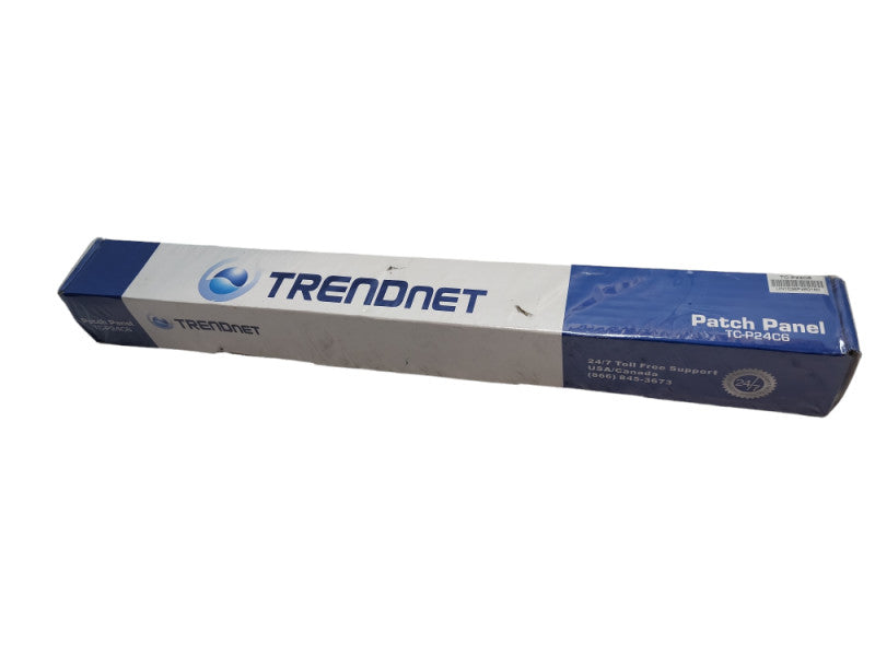 TRENDnet TC-P24C6 24-Port Rackmount Patch Panel  &