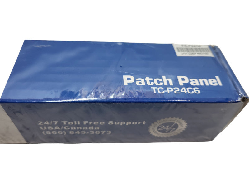 TRENDnet TC-P24C6 24-Port Rackmount Patch Panel  &