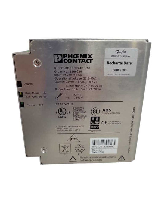 OpenBox Phoenix 2866226 QUINT-DC-UPS/24DC/10 _