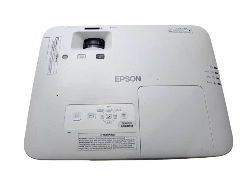 Epson PowerLite 1980WU HDMI Projector | 3046 Lamp Hours