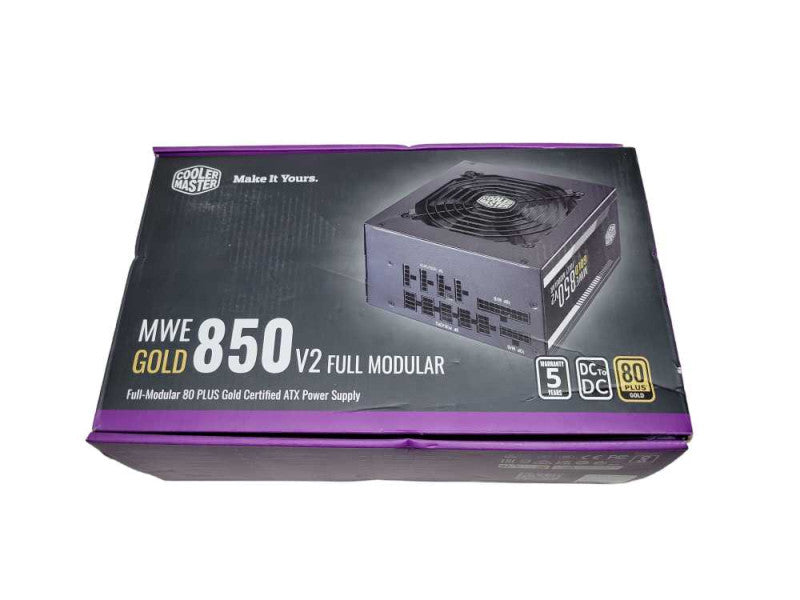 Cooler Master MWE Gold 850 V2 - 850W Full Modular PSU (READ) %