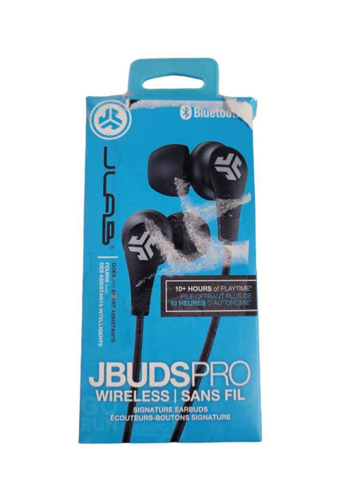 JLab Audio JBuds Pro Wireless Signature Earbuds, Black, Bluetooth !