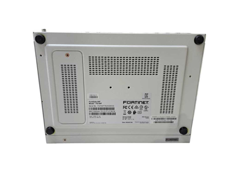 Fortinet FG-60F FortiGate 60F Next Generation Firewall | Factory Reset