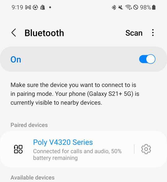 Poly Voyager V4320 USB-C Headset with MIC _
