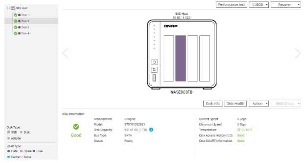 QNAP TS-451 4 Bays NAS, 8GB RAM, 4x 1TB HDD w/ Power Adapter