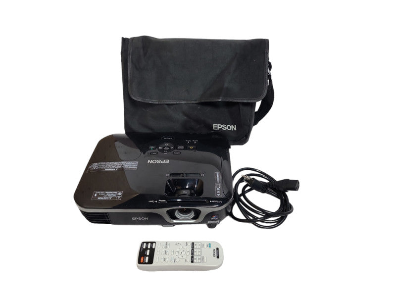 Epson EX7210 Model H428A 3LCD WXGA LCD Projector, Lamp 251Hrs w/ Remote & Bag