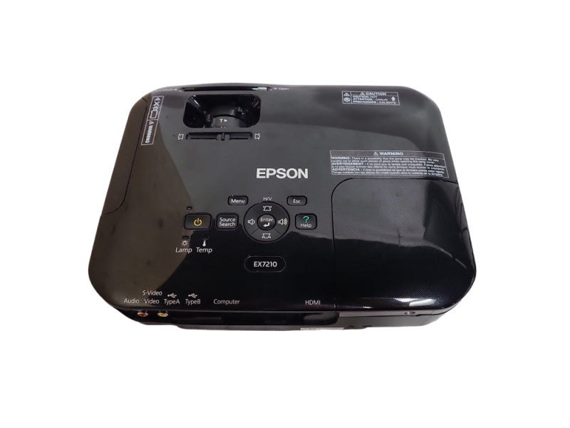 Epson EX7210 Model H428A 3LCD WXGA LCD Projector, Lamp 251Hrs w/ Remote & Bag