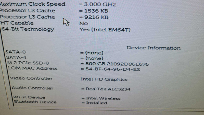 Dell OptiPlex 7060 - Core i5-8500 | 16GB RAM | 512GB NVMe + PWR %