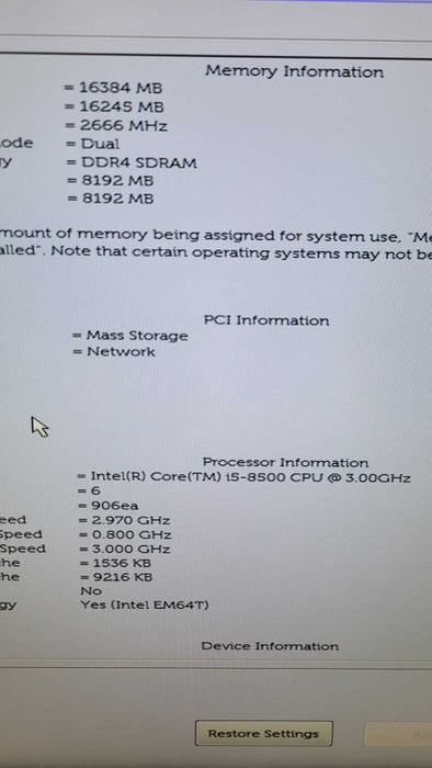Dell OptiPlex 7060 - Core i5-8500 | 16GB RAM | 512GB NVMe + PWR %