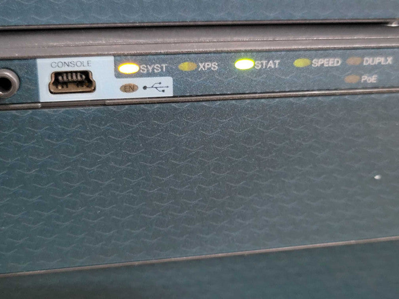 Cisco WS-C3560X-24P-L 24-Port Gig PoE Switch 2x PSU SEE Q_