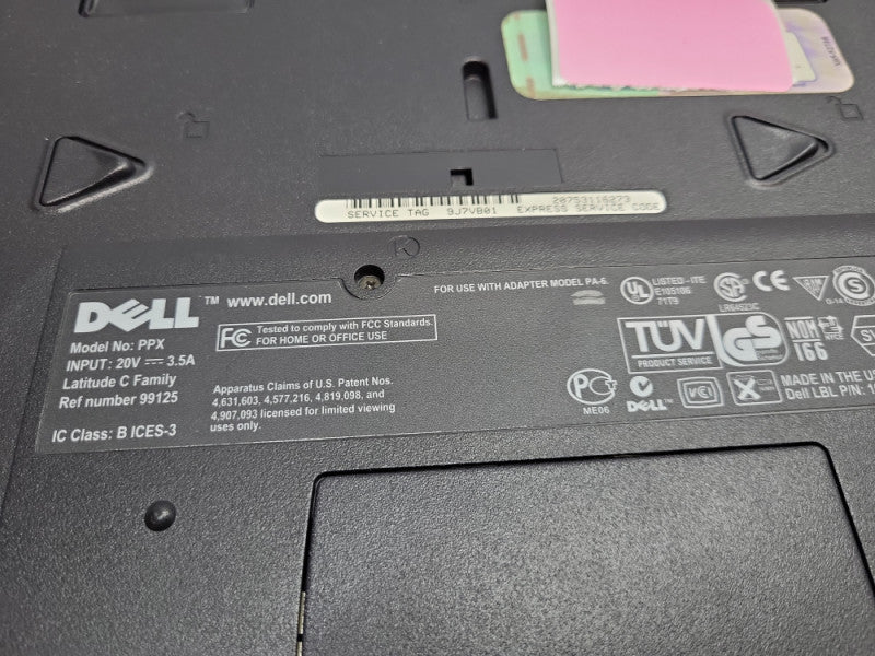 Dell Latitude CPX  PPX  Pentium III Vintage Laptop &