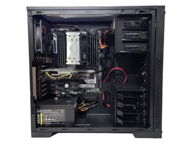 Custom PC, Asus X99-A, i7-5820K 3.30GHz, 64GB RAM, 256 GB Nvme, GTX750Ti