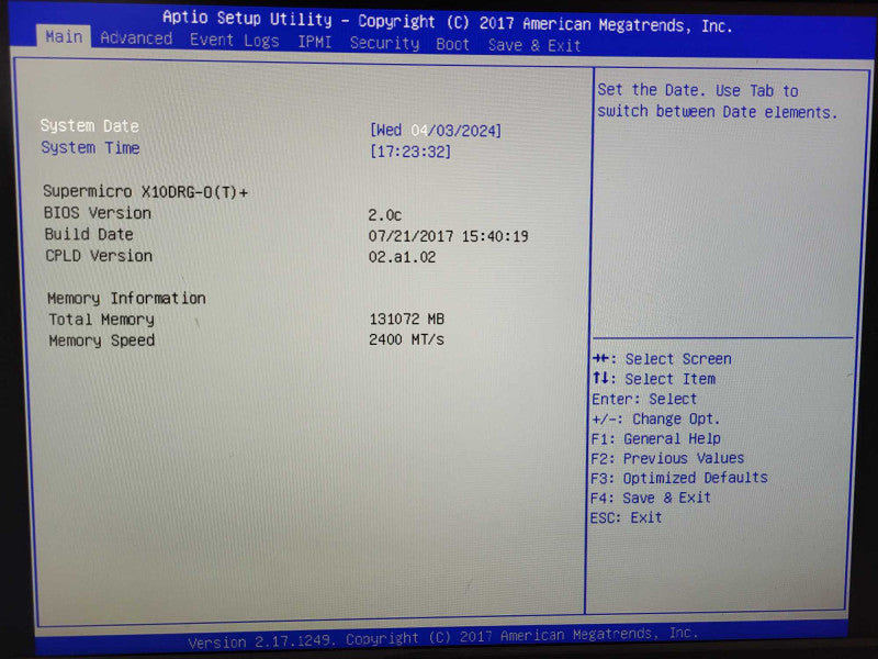 Supermicro X10DRG-0(T)+ 4U 2x Xeon E5-2687W v4 @3GHz 128GB DDR4 2x PSU $