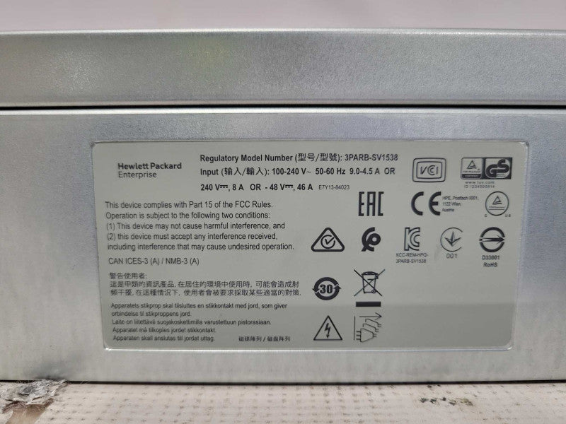 HPE Storevirtual 3000 25x 2.5 bays w/Trays Enclosure 2x PSU, 2x 840219-001 _