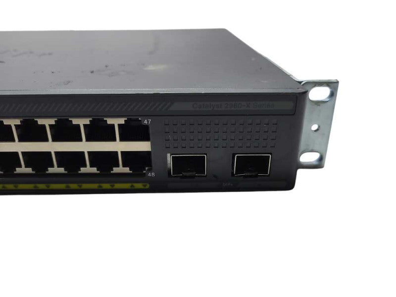 Cisco WS-C2960X-48FPD-L V06 |48-Port Gigabit PoE+ 740W 2x 10G SFP+ Switch REA $