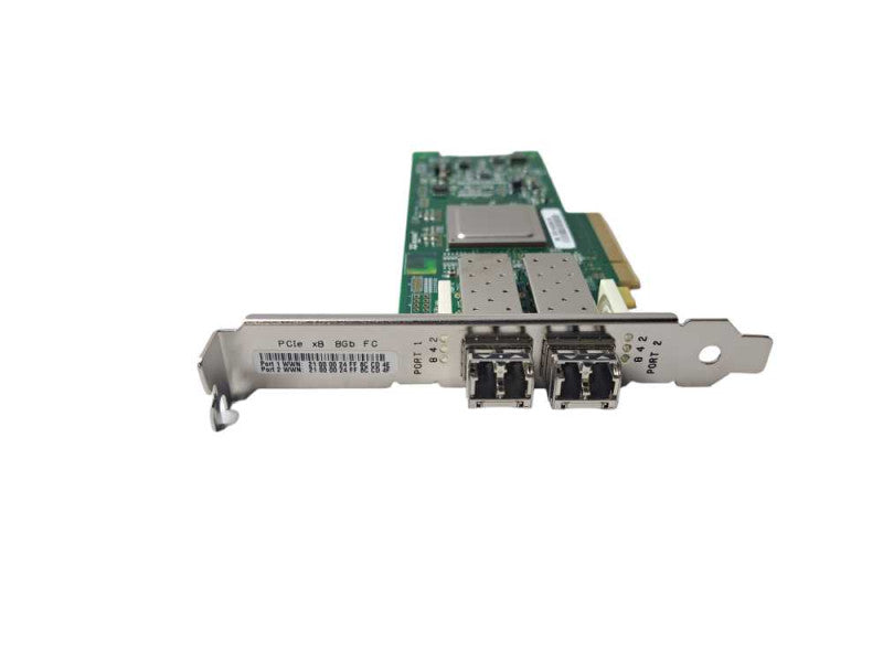 QLogic QLE2562 8Gb Dual Port Fibre Channel HBA w/ 8Gb SFP+ Modules Q
