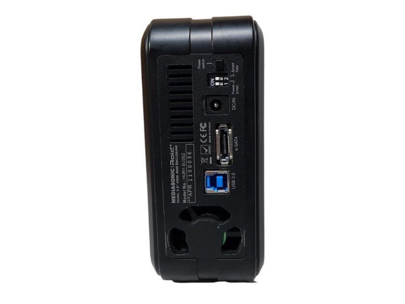 Mediasonic HUR1-SU3S2 2-Bay 3.5\\" SATA HDD Enclosure, w/ 2x 2TB HDDs