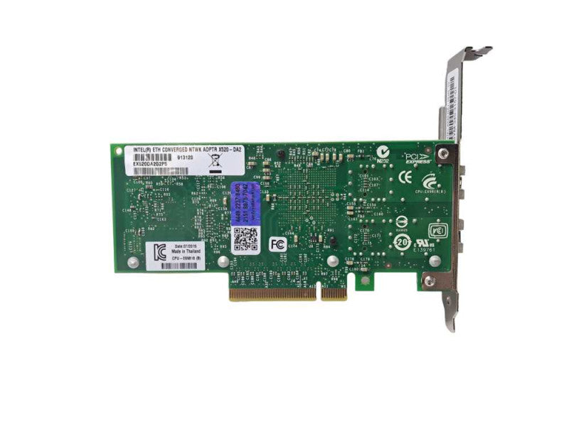 Intel X520-DA2 | Dual-Port SFP+ 10Gb/s Network Adapter | High Profile