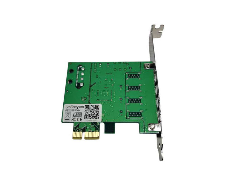 StarTech PEXUSB3S4V 4-Port PCI Express PCIe SuperSpeed USB 3.0 Controller Car %