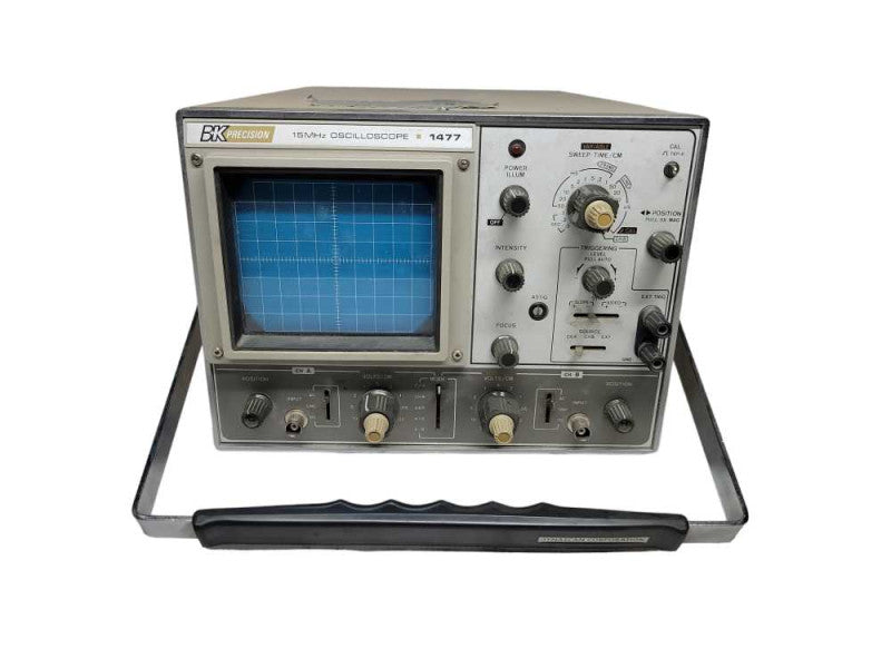 Vintage BK Precision Model 1477 15 MHz Oscilloscope(READ) %