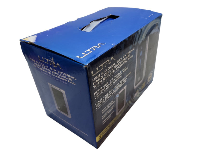 Ultra 3.5\\"  USB 2.0 DUAL BAY  External Hard Drive Enclosure with 4TB HDD &